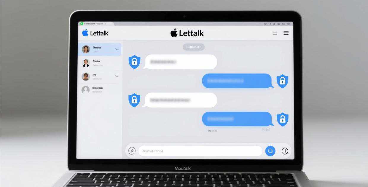 适用于 Mac 系统的 Lettalk 客户端界面